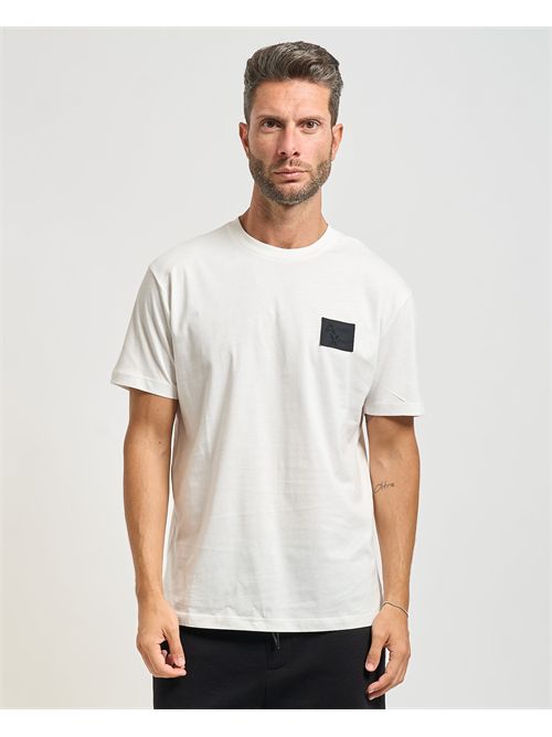 Men's Armani Exchange T-shirt with logo patch ARMANI EXCHANGE | XM001456-AF10358U0009